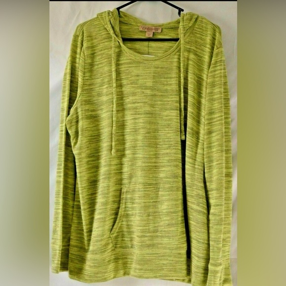 Nine West Vintage America Green Hooded Women's Top - Picture 1 of 4
